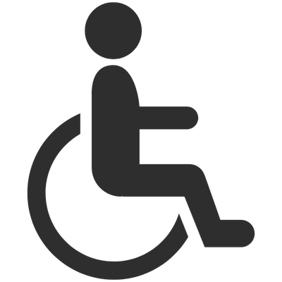 Icon eines Rollstuhlfahrers
