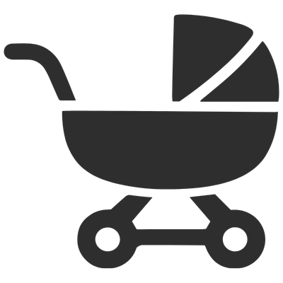 Icon eines Kinderwagens